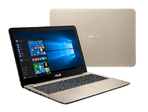 ASUS-X456-X556-Icicle-Gold-bruwhed-metal-effect-finish-design.png